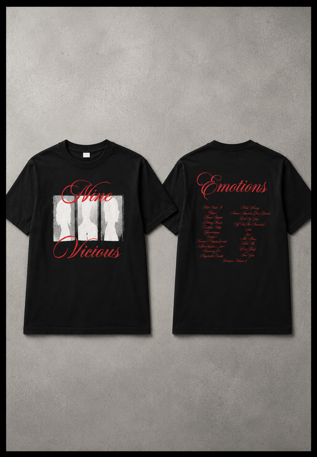 Nine Vicious Emotions Tee