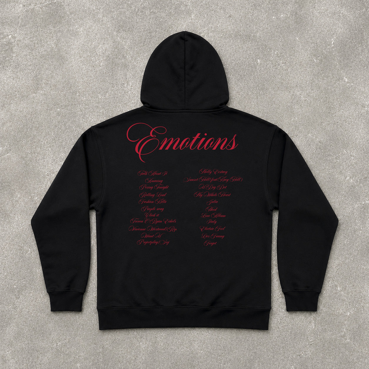 Nine Vicious Emotions hoodie